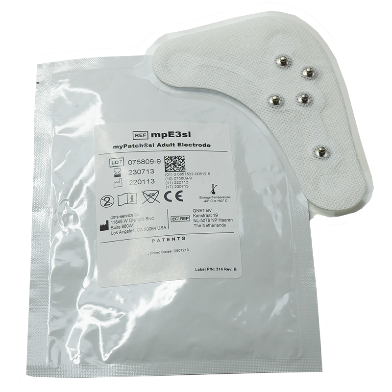 Sachet de patch ECG MyPatch®sl non utilisés